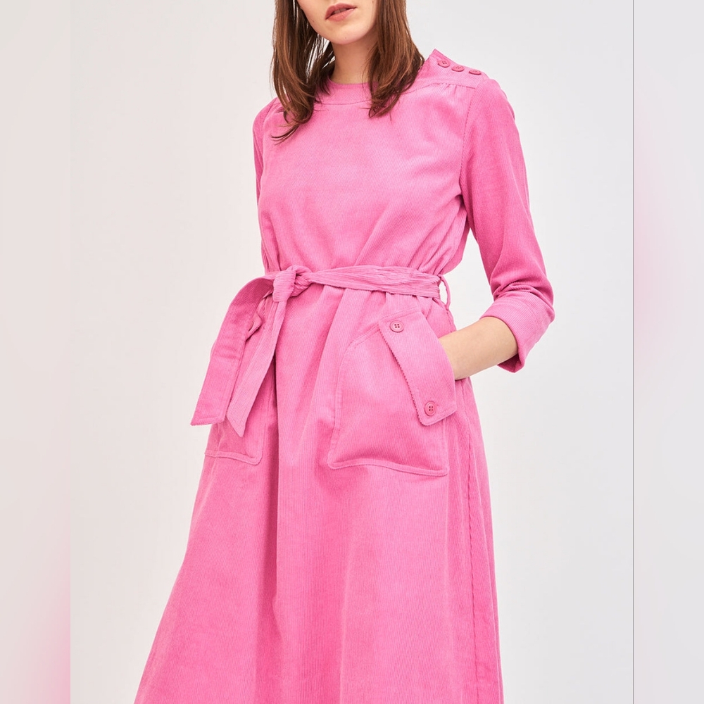 ANTIK BATIK Pink Corduroy Dress